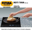 Picture of Hawkins Futura Hard Anodised Roti Tava 26cm, 4.88mm Thick Induction Compatible (Black)