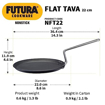 Hawkins Futura Nonstick Flat Tava 22 cm, 4.06 mm की तस्वीर