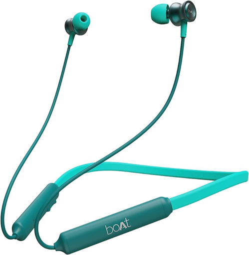 boAt Rockerz 185 Pro Neckband with Environmental Noise Cancellation (IPX4 Water Resistant, ASAP Charge, Bliss Blue) की तस्वीर