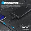 Portronics 10000 mAh Power Bank (10 W, Fast Charging)  (Black, Lithium Polymer) की तस्वीर