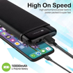 Picture of Portronics Power PRO 10K 10000 mAh,10w Slim Power Bank with Dual USB Output Port for iPhone, Anrdoid & Other Devices.(Black)