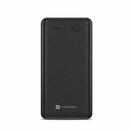 Portronics Power Brick II 20000 mAh,2.4A 12w Slim Power Bank with Dual USB Output Port for iPhone, Anrdoid & Other Devices. की तस्वीर
