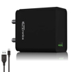 Portronics Adapto ONE, 18w 3A Mach USB Fast Charging Adaptor,Comes with 1M Type-C Cable Single Port Wall Charger for iPhone 11/Xs/XS Max/XR/X/8/7/6/Plus, iPad Pro/Air 2/Mini 3/Mini 4, Samsung S4/S5, and More(Black) की तस्वीर