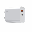 Picture of Portronics Adapto 45 20W adapter with Dual Output White