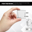 Portronics Adapto 40 M, 18w 3A Mach USB Fast Charging Adaptor,Comes with 1M Micro USB Charging Cable, Single Port Wall Charger for iPhone 11/Xs/XS Max/XR/X/8/7/6/Plus, iPad Pro/Air 2/Mini 3/Mini 4, Samsung S4/S5, and More(White) की तस्वीर