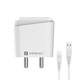 Show details for Portronics Adapto 40 C,18w 3A Mach USB Fast Charging Adaptor, Comes with 1M Type C Charging Cable, Single Port Wall Charger for iPhone 11/Xs/XS Max/XR/X/8/7/6/Plus, iPad Pro/Air 2/Mini 3/Mini 4, Samsung S4/S5, and More(White) Picture of Portronics Adapto 40 C,18w 3A Mach USB Fast Charging Adaptor, Comes with 1M Type C Charging Cable, Single Port Wall Charger for iPhone 11/Xs/XS Max/XR/X/8/7/6/Plus, iPad Pro/Air 2/Mini 3/Mini 4, Samsung S4/S5, and More(White)