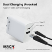 Portronics Adapto 70 33W Fast Wall Charging Adapter, Supports PPS Charging Via Type C Power Delivery & Mach USB Charger Fast Charging Compatible with iPhone, iPad, Samsung Galaxy, Note, Redmi, Mi,Oneplus, Oppo,Smartphones and More. की तस्वीर