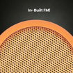 Picture of Portronics SoundDrum 1 10W TWS Portable Bluetooth 5.0 Speaker with Powerful Bass, Inbuilt-FM & Type C Charging Cable Included(Orange)