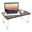 Picture of Portronics My Buddy J Portable/Foldable Laptop Table with Laminated MDF Board, Aluminium Legs, Anti-Skid Grip, Supports Upto 17 inch Laptop(Black)