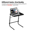 Picture of Portronics My Buddy F Multipurpose Movable & Adjustable Laptop Table(Black)