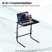 Picture of Portronics My Buddy F Multipurpose Movable & Adjustable Laptop Table(Black)