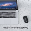 Picture of Portronics Toad 13 Wireless Mouse, 2.4 Ghz Connectivity with USB Nano Dongle, 1200 DPI Optical Tracking, Ambidextrous, Compatible with Laptop, Mac, PC (Black)