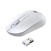 Portronics Toad 13 2.4 GHz Wireless Optical Mouse with USB Nano Receiver, 1200 DPI Resolution Optical Sensor(White) की तस्वीर