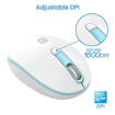 Picture of Portronics Toad 11 Wireless Mouse, 2.4 GHz Connectivity with USB Nano Dongle, Adjustable DPI Up To 1600, Ambidextrous for Laptop, MacBook, PC (Blue)