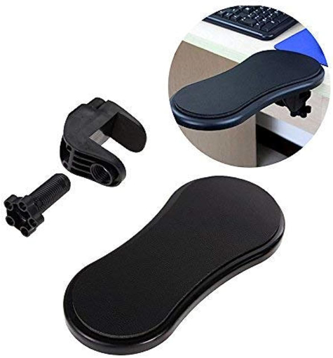 Portronics Armya Arm Rest for Desk PC, Laptop, Desk Extender Table Pad Support Health Care Hand Support Adjustable Home Office Easy and Comfortable Use(Black) की तस्वीर