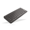 Portronics Bubble Multimedia Wireless Keyboard 2.4 GHz & Bluetooth 5.0 Connectivity, Noiseless Experience, Compact Size, Shortcut Keys Function for iOS iPad Air, Pro, Mini, Android, Windows Tablets PC Smartphone(Black) की तस्वीर