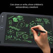 Picture of Portronics Ruffpad 12E Re-Writable LCD Writing Pad with 30.4cm (12 inch) Writing Area, Single Tap Erase, Smart Lock, Long Battery Life, India's first notepad to save and share your child's first creatives via Ruffpad app on your Smartphone(Black)