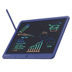 Picture of Portronics Ruffpad 15M 15Inch (38.1cm) Re-Writable Multicolor LCD Writing Pad with Smart Lock,India's first notepad to save and share your child's first creatives via Ruffpad app on your Smartphone(Blue)