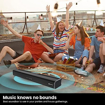 Picture of Portronics Sound Slick 5 80W Bluetooth Wireless Soundbar with LED Display, 3.5mm Aux-in, Supports USB, Optical Input Port, Remote Control(Black)