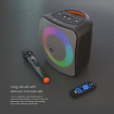 Picture of Portronics Dash 40W TWS Bluetooth Portable Speaker with Wireless Karaoke Mic. with Digital Display (Grey)