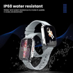 Picture of Portronics Kronos X4 Smart Calling Watch with 1.85HD Display, Multiple Sports Mode, IP68 Water Resistant, Heart Rate and SpO2 Monitoring, Sleep Monitor(Grey)