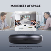 Portronics Talk One Noise Cancellation Conference Speaker with 5M Microphone Coverage, 360° Voice Coverage for Zoom, Skype, Meet, Webinar, Conference Calls(Black) की तस्वीर