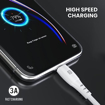 Picture of Portronics Konnect A Type-C Cable with 3A Rapid Charging & 480mbps Data Transmission,1 M Cord Length(White)