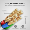 Picture of Portronics Konnect A Type-C Cable with 3A Rapid Charging & 480mbps Data Transmission,1 M Cord Length(White)