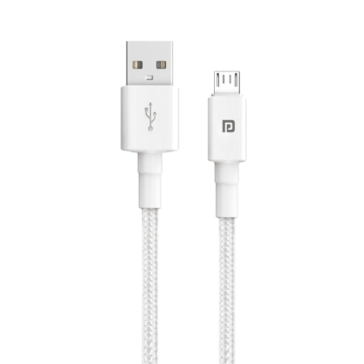 Picture of Portronics Konnect A Type-C Cable with 3A Rapid Charging & 480mbps Data Transmission,1 M Cord Length(White)
