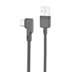 Picture of Portronics Konnect L POR-1081 Fast Charging 3A Type-C Cable 1.2Meter with Charge & Sync Function for All Type-C Devices (Grey)