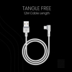 Picture of Portronics Konnect L POR-1403 Fast Charging 3A Type-C Cable 1.2 Meter with Charge & Sync Function for All Type-C Devices (White)