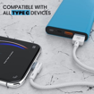 Picture of Portronics Konnect L POR-1403 Fast Charging 3A Type-C Cable 1.2 Meter with Charge & Sync Function for All Type-C Devices (White)