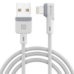 Portronics Konnect L 1.2M POR-1401 Fast Charging 3A 8 Pin USB Cable with Charge & Sync Function (White) की तस्वीर