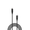 Portronics Konnect L1 20W Type C to 8 Pin Quick Charging Cable with Nylon Braided, Metal Heads, 1 M Length(Black) की तस्वीर