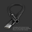 Picture of Portronics iKonnect C II Type C to 3.5mm Auxiliary Connector Compatible with Type C Enabled Devices(3.5mm Audio Jack)