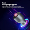 Picture of Portronics Car Power 120 Car Laptop/Mobile Charger (Quick Charge + PD) with 3 Ports 120W Max Output Fast Charging Compatible with Most Cars, Type C Cable Included(Grey)