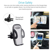 Picture of Portronics CLAMP X Car-Vent Mobile Holder 360 Degree Rotational, Strong Lock Mechanism(Black)