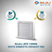 Picture of Bajaj Jefe Smart 150mm Plastic Exhaust Fan, White, Regular