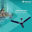 Picture of BAJAJ TRENDY 1200 mm Anti Dust 3 Blade Ceiling Fan  (CELESTIAL BLUE, Pack of 1)