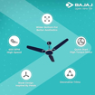 Picture of BAJAJ TRENDY 1200 mm Anti Dust 3 Blade Ceiling Fan  (CELESTIAL BLUE, Pack of 1)
