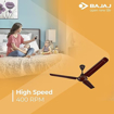 BAJAJ Bahar Plus 1200 mm 3 Blade Ceiling Fan (Brown, Pack of 1) 1200 mm Energy Saving 3 Blade Ceiling Fan  (Brown, Pack of 1) की तस्वीर
