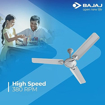 Picture of BAJAJ Glide (Snowy White) 1200 mm 3 Blade Ceiling Fan  (White, Pack of 1)