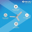 Picture of BAJAJ Glide (Snowy White) 1200 mm 3 Blade Ceiling Fan  (White, Pack of 1)