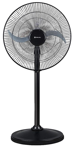 Picture of BAJAJ TEZ MK II FARRATA 450 MM BLACK 450 mm 3 Blade Pedestal Fan  (BLACK, Pack of 1)