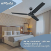 Picture of Bajaj Durato 12S1 1200mm (48") Ceiling Fans for Home |BEE Star Rated Energy Efficient Ceiling Fan|Thermatuff Technology™| High AirDelivery & HighSpeed 400 RPM|