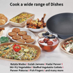 Picture of Hawkins Futura 2.5 Litre Deep Fry Pan, Non Stick Kadai, Round Bottom Kadhai, Black (NK25)