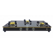 Picture of Jyoti 328 Goldline | 3 burner Gas Stove | Toughened Glass Cooktop | Forged Brass Burners with SS Frame Base