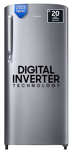 Picture of Samsung 183 L 2 Star Digital Inverter Direct Cool Single Door Refrigerator (RR20C2412GS/HL, Gray Silver 2023 Model)