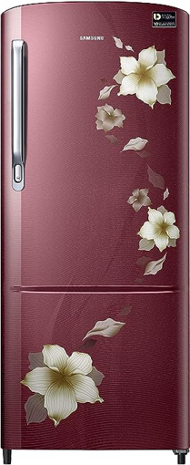 Picture of Samsung 192 L 3 Star ( 2019 ) Direct Cool Single Door Refrigerator(RR20C1Z226R/HL, Red, Inverter Compressor)