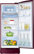 Picture of SAMSUNG 183 L Frost Free Single Door 4 Star Refrigerator  (Himalayan Poppy Red, RR20C1824HN/HL)
